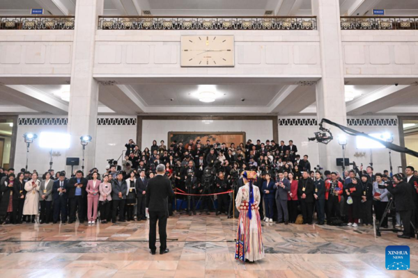 NPC Deputies Attend Group Interview Ahead of Annual Session of China's Top Legislature