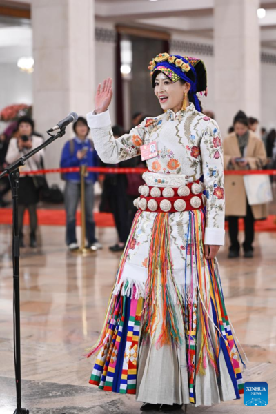 NPC Deputies Attend Group Interview Ahead of Annual Session of China's Top Legislature