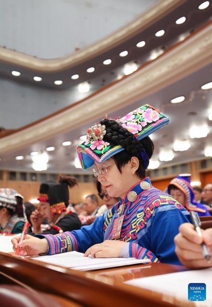 2nd Plenary Meeting of 3rd Session of 14th NPC Held in Beijing