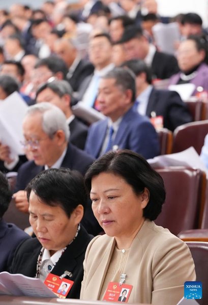 2nd Plenary Meeting of 3rd Session of 14th NPC Held in Beijing