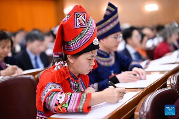 2nd Plenary Meeting of 3rd Session of 14th NPC Held in Beijing