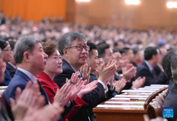 China's Top Political Advisory Body Holds Closing Meeting of Annual Session