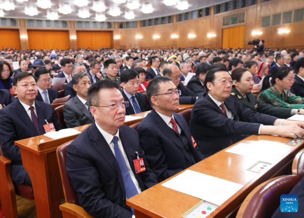 China's Top Political Advisory Body Holds Closing Meeting of Annual Session