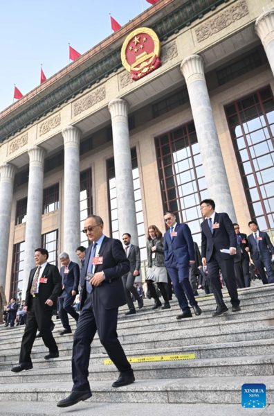 China's Top Political Advisory Body Concludes Annual Session, Vowing Greater Contribution to Modernization